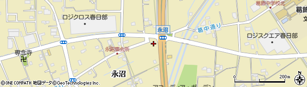 埼玉県春日部市永沼1058周辺の地図