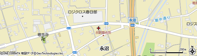 埼玉県春日部市永沼792周辺の地図