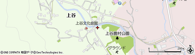 埼玉県入間郡越生町上谷95周辺の地図