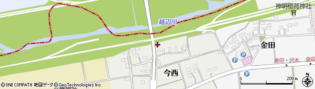 埼玉県坂戸市今西165周辺の地図
