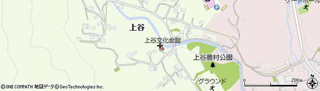 埼玉県入間郡越生町上谷278周辺の地図