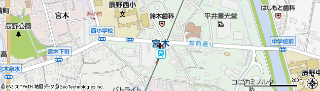 明光義塾辰野教室周辺の地図
