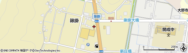 福井県大野市鍬掛7周辺の地図