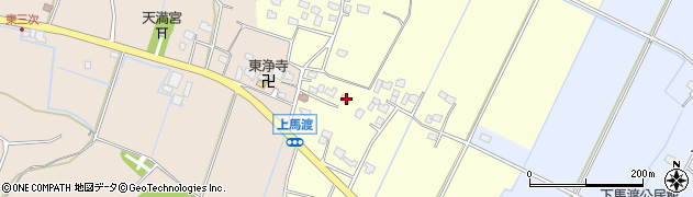 茨城県稲敷市上馬渡476周辺の地図