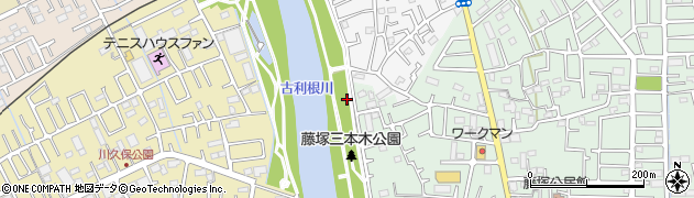 藤塚三本木公園周辺の地図