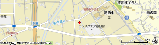 埼玉県春日部市永沼2152周辺の地図