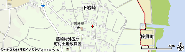 茨城県つくば市下岩崎1770周辺の地図
