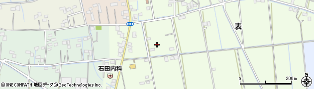埼玉県比企郡川島町表周辺の地図