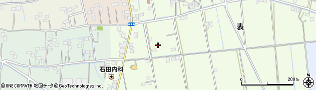 埼玉県川島町（比企郡）表周辺の地図