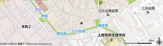 埼玉県上尾市二ツ宮711周辺の地図