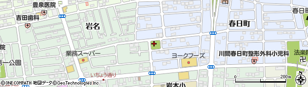 川間駅南第四公園周辺の地図
