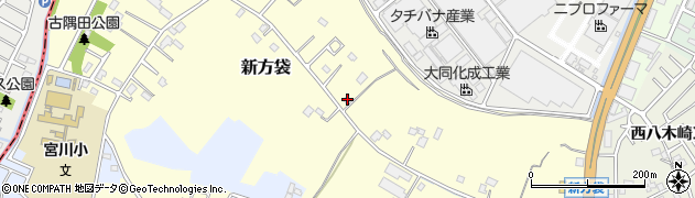 埼玉県春日部市新方袋297周辺の地図