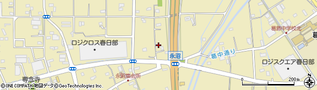 埼玉県春日部市永沼1372周辺の地図