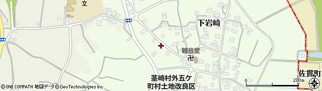 茨城県つくば市下岩崎1432周辺の地図