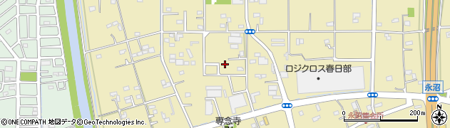 埼玉県春日部市永沼577周辺の地図