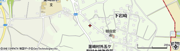 茨城県つくば市下岩崎1430周辺の地図