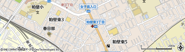 日高屋 春日部東店周辺の地図