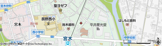 長野県辰野町（上伊那郡）宮木東町周辺の地図