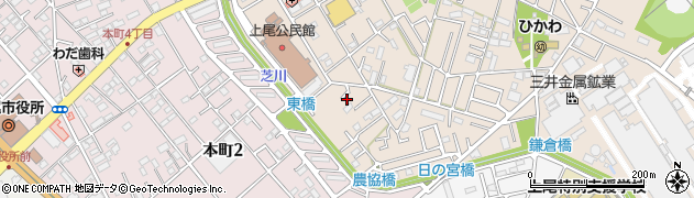 埼玉県上尾市二ツ宮737周辺の地図