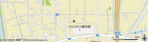 埼玉県春日部市永沼697周辺の地図