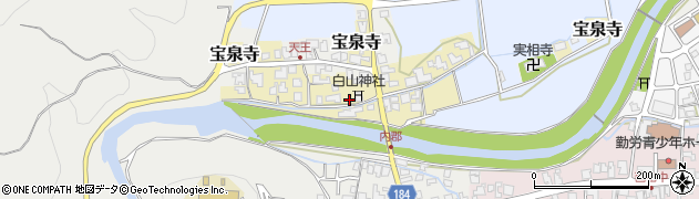 福井県越前町（丹生郡）宝泉寺周辺の地図