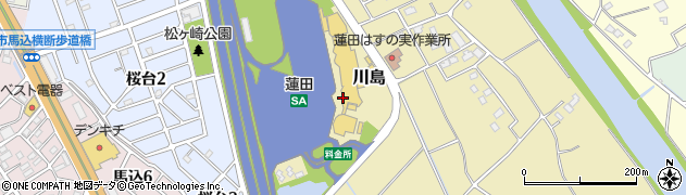 牛たん炭焼 利久 Pasar蓮田店周辺の地図