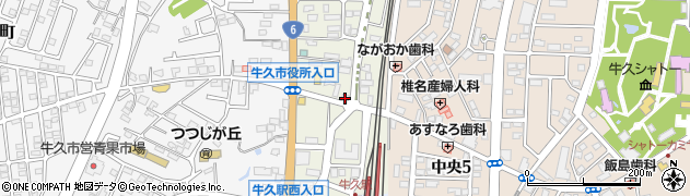 香陵住販株式会社　牛久支店周辺の地図