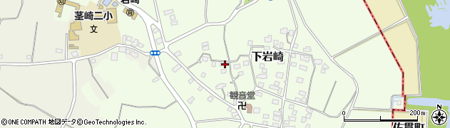 茨城県つくば市下岩崎1088周辺の地図