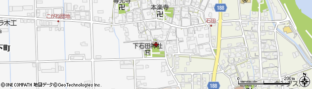 鯖江市　石田児童センター周辺の地図