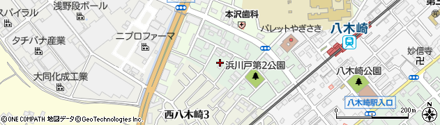 埼玉県春日部市八木崎町3周辺の地図