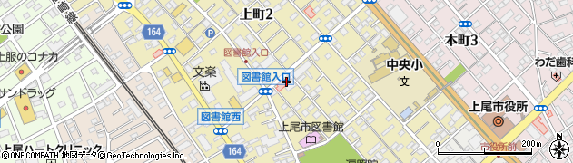 埼玉県上尾市上町周辺の地図