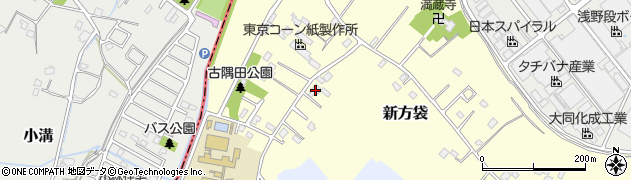 埼玉県春日部市新方袋183周辺の地図