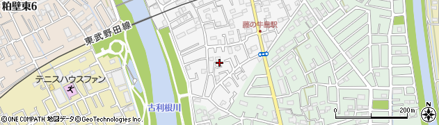 埼玉県春日部市牛島30周辺の地図