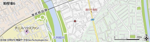 埼玉県春日部市牛島34周辺の地図