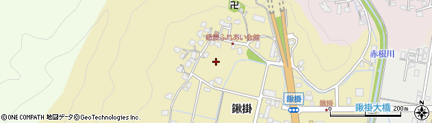 福井県大野市鍬掛周辺の地図