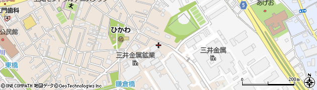 埼玉県上尾市二ツ宮658周辺の地図