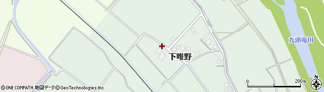 福井県大野市下唯野18周辺の地図