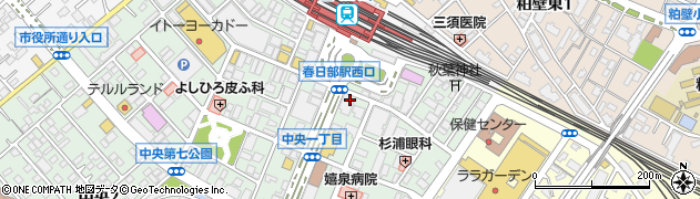大和証券株式会社　大宮支店春日部営業所周辺の地図