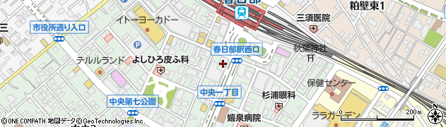株式会社カドヤ不動産　春日部支店周辺の地図