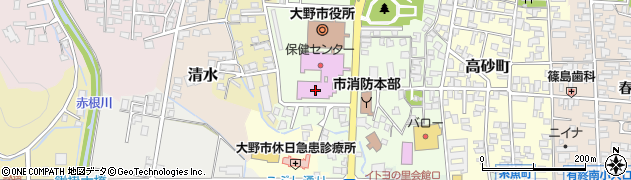 大野市役所　公共施設管理公社周辺の地図