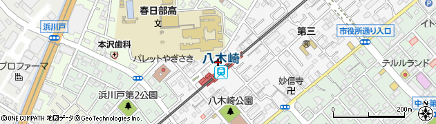 アルファクラブ武蔵野株式会社　八木崎営業所周辺の地図
