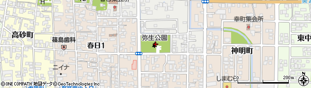 福井県大野市弥生町9周辺の地図