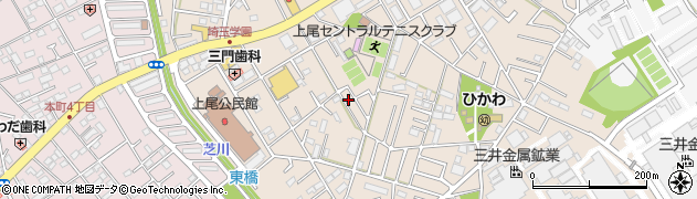埼玉県上尾市二ツ宮844周辺の地図