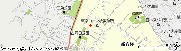 埼玉県春日部市新方袋82周辺の地図