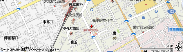 蓮田駅東口郵便局 ＡＴＭ周辺の地図
