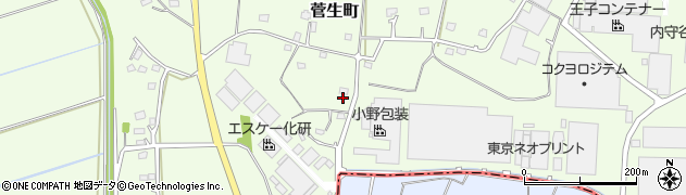 茨城県常総市菅生町221周辺の地図