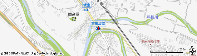 宮川坂室周辺の地図