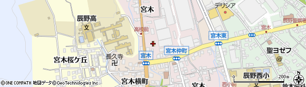 セブンイレブン辰野宮木店周辺の地図