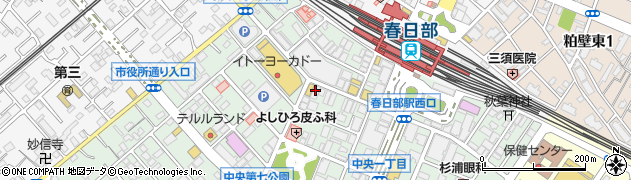 くすりの福太郎春日部店周辺の地図