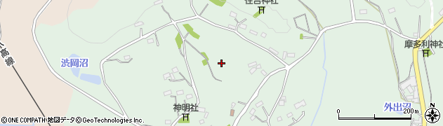 埼玉県越生町（入間郡）大谷周辺の地図